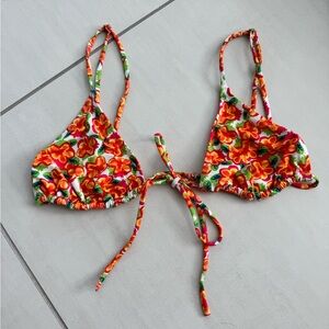 Heavy Manners Miss October triangle front tie top